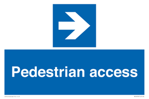 Pedestrian access